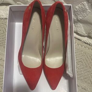 Calvin Klein Bold Red Heels